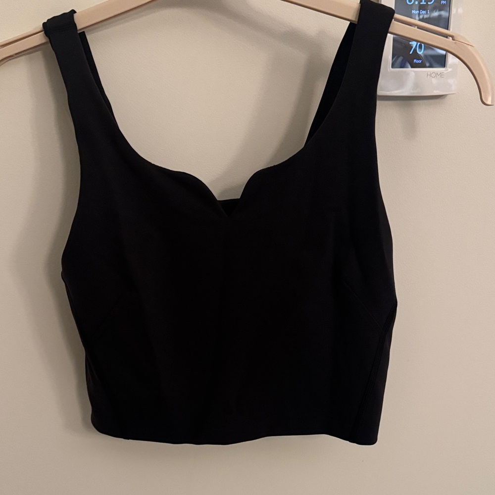 lululemon athletica Black Crop Top